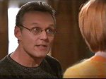 Giles argues with Willow. Bad man, bad man!
