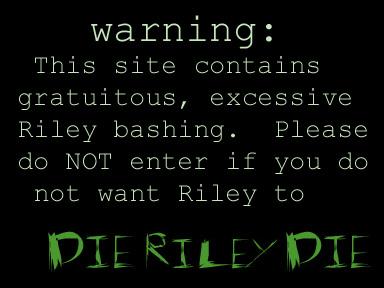 the disclaimer:click dierileydie to enter at your own risk
