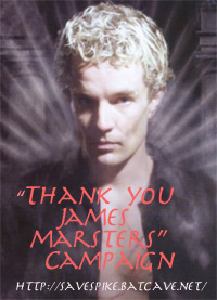 Thank You James Marsters Campaign