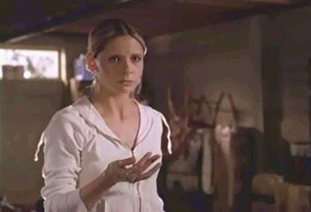 Buffy with Demon!Slime on hand