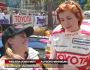 Alyson Hannigan at the Toyota Pro Celebrity Race