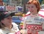 Alyson Hannigan at the Toyota Pro Celebrity Race