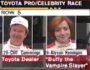 Alyson Hannigan at the Toyota Pro Celebrity Race