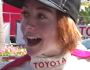 Alyson Hannigan at the Toyota Pro Celebrity Race