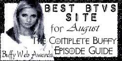 Buffy Web Awards - Best BtVS Site