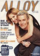 James and Emma on the cover of Alloy